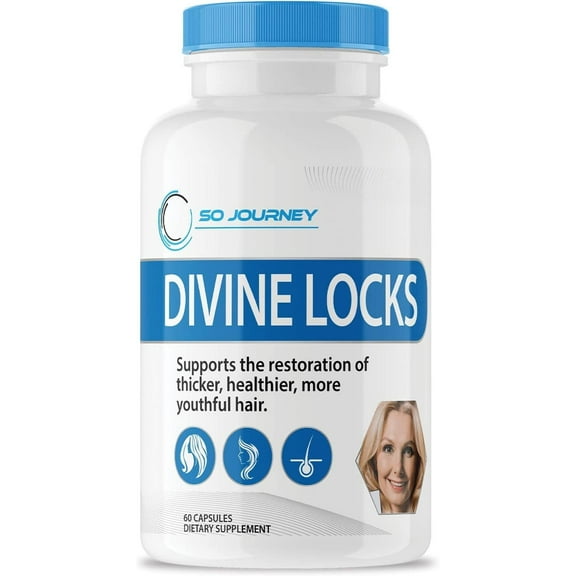 Divine Locks Supplement Complex Hair Vitamins 60 Capsules