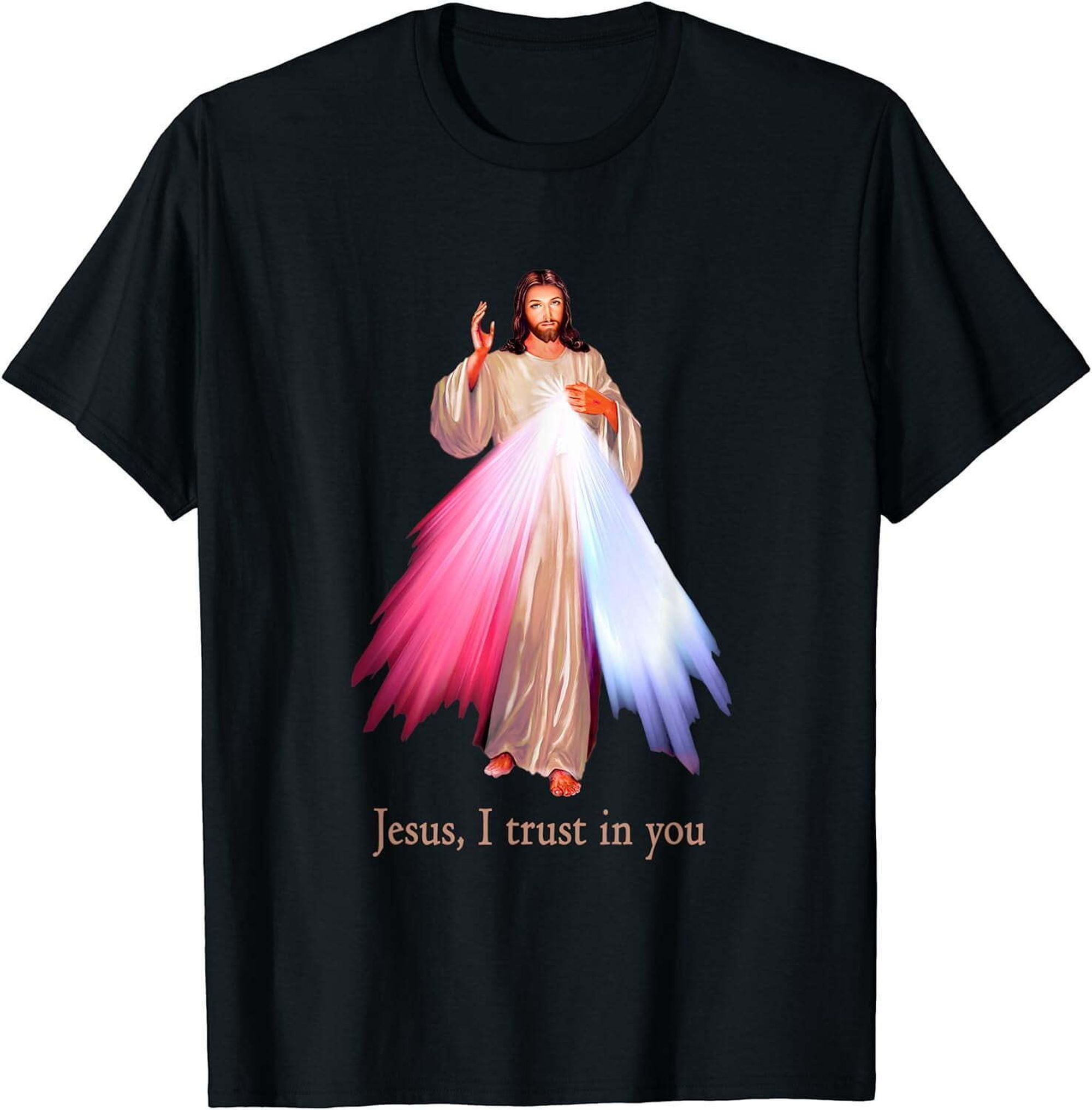 Divine Mercy Jesus Trust T-Shirt - Embrace the Divine Mercy with this ...