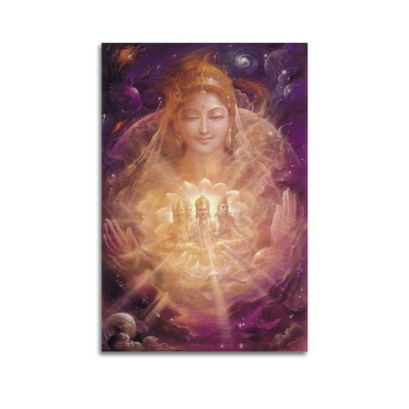 Divine Mother Poster Pray Posters Canvas Painting Wall Art Poster Poster for Room Aesthetic Posters & Prints on Canvas Wall Art Poster for Room