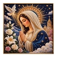 thumbnail image 1 of Divine Pearl Bead Virgin Mary Icon, 2026 New 3D Catholic Faith Art Kit, Cross Included Beaded Craft As Meaningful Gift For Adult Believers, 1 of 8