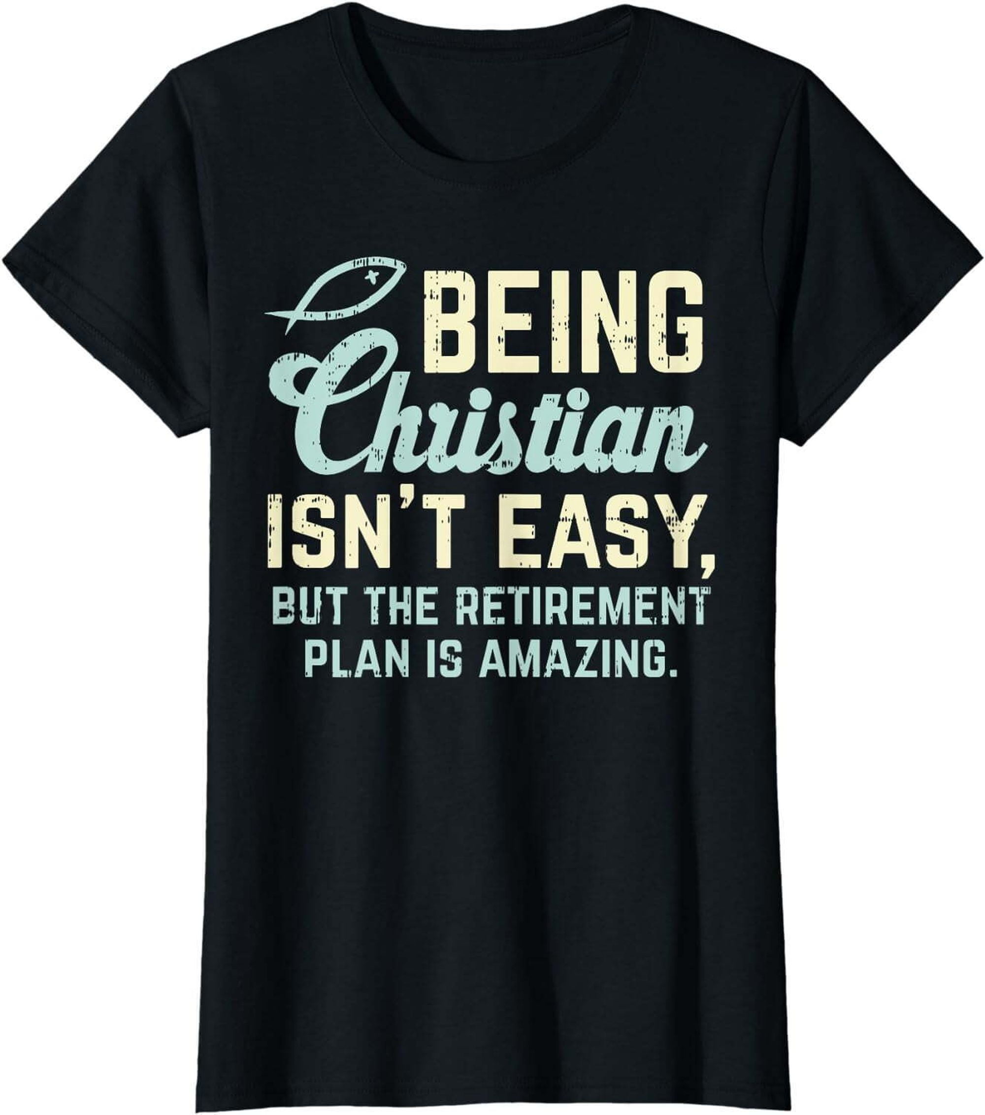 Divine Retirement: Embark on a Spiritual Journey with Jesus Tee for a