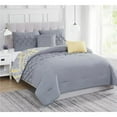 thumbnail image 1 of Divine Reversible Comforter Set, Gray - Queen Size - 5 Piece, 1 of 1