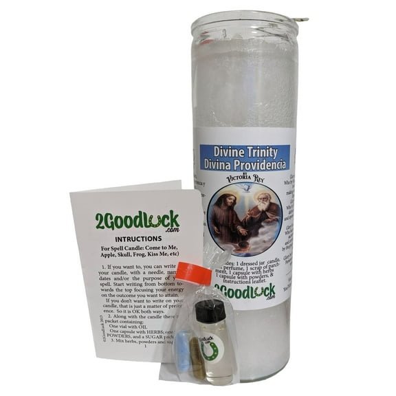 Divine Trinity Dressed Candle Kit - Divina Providencia