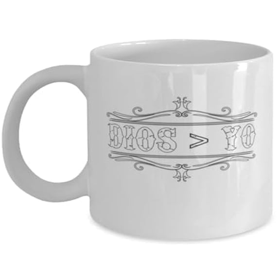 Dios Mayor Yo 11 oz Coffee Mug - White Ceramic Gift