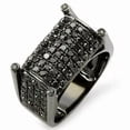 thumbnail image 1 of Divine_creation 2.20 Ctw Round Cut Black Diamond Mens Wedding Ring 14K Black Gold Plated 925 Sterling Silver-4, 1 of 2
