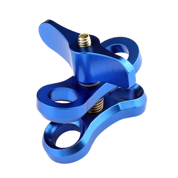 Diving 1 inch Ball Clamp Anti-Drop Tripod for Butterfly Clip Mount for Camera Underwater Light Torch Bracket