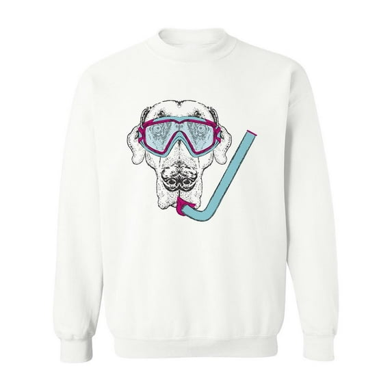 Diving And Snorkel Dog Sweatshirt Men -Image by Shutterstock, Male 4X-Large