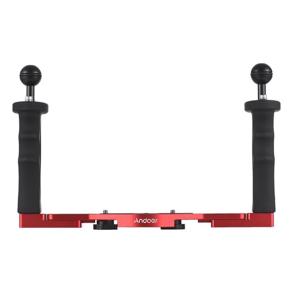 Diving Bracket,Handheld Stabilizer Dslr Camera Waterproof Camera Handheld Handle Camera Stabilizer Adjustable Dual Adjustable Camera