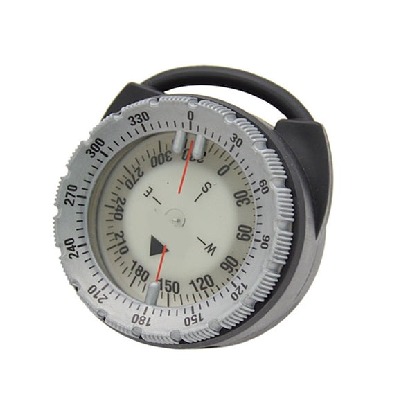 Diving Compasses Underwater Camping Compasses with Pipe Clamp Designs, Diving Watchband Navigations Compasses