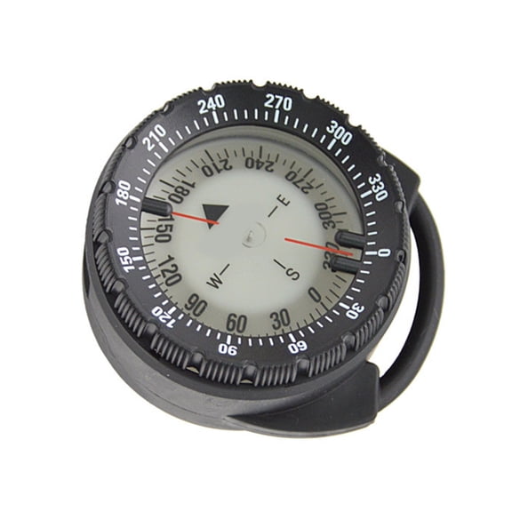 Diving Compasses with Pipe Clamp Designs, Compasses Glowing Compasses Night Underwater Navigations Compasses