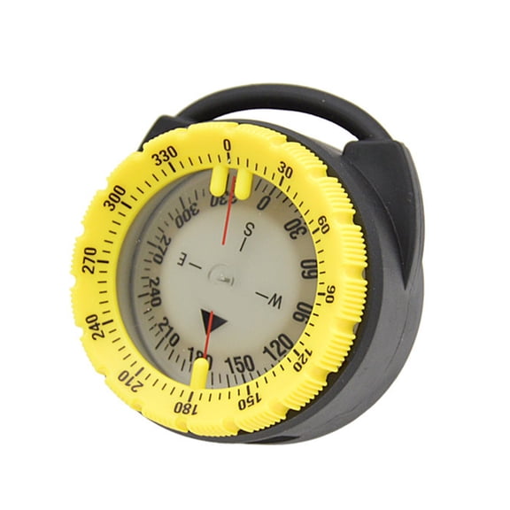 Diving Compasses with Pipe Clamp Designs, Compasses Glowing Compasses Night Waterproof Underwater Navigations Compasses