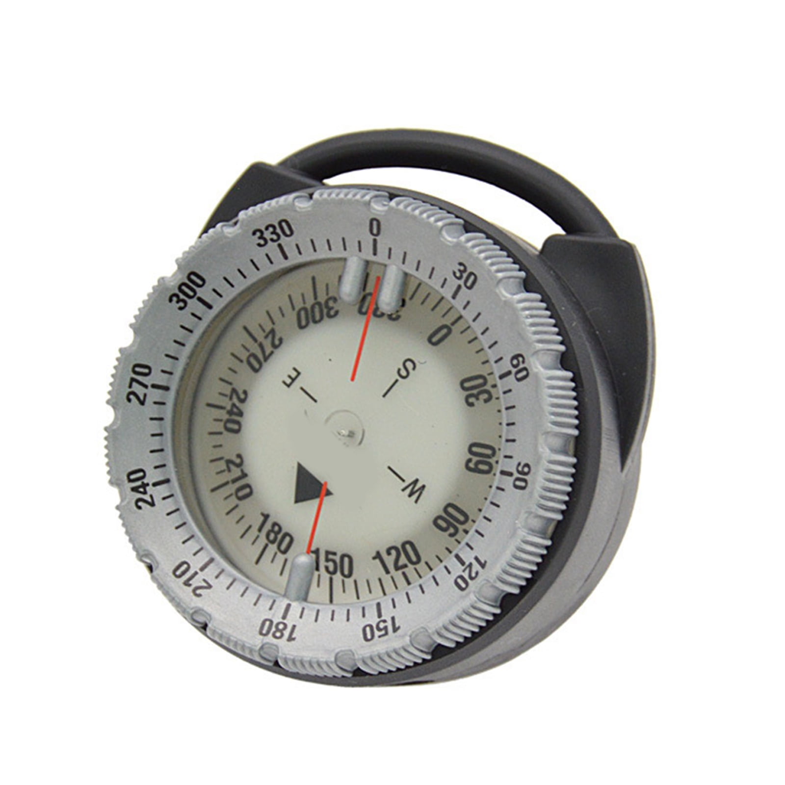 Diving Compasses with Pipe Clamp Designs, Compasses Glowing Compasses Night Waterproof Underwater Navigations Compasses