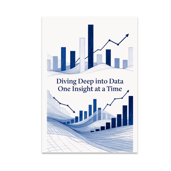 Diving Deep into Data One Insight at a Time - Data Analytics Enthusiast - 13x19 Poster Print