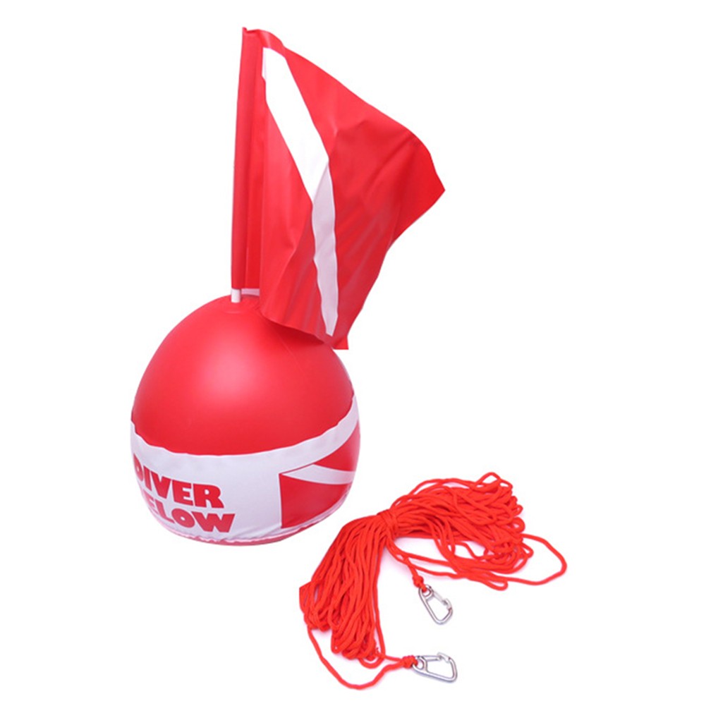 Diving Diver Below Inflatable Signal Floater Float Dive Flag Bouy Ball