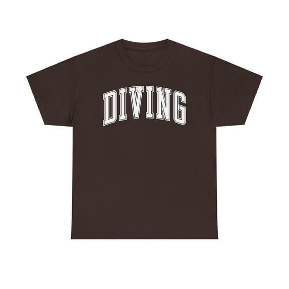 Diving Diver Shirt Gifts Tshirt Crew Neck Short Sleeve