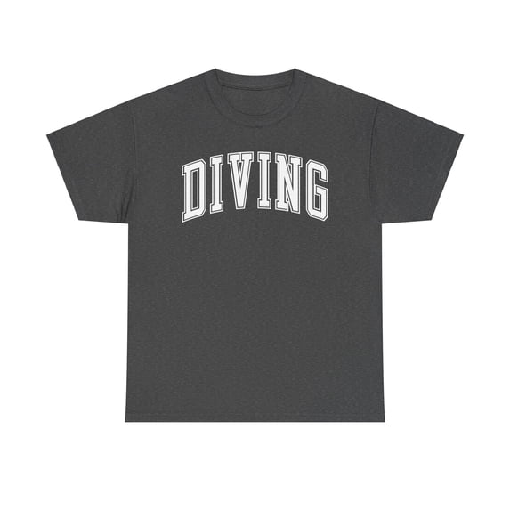 Diving Diver Shirt Gifts Tshirt Crew Neck Short Sleeve