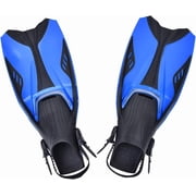 Diving Equipment Portable Adjustable Fins Swimming Gear Adults Kids Simulation Fish Scale Design Keel Diversion TP TPR Material L38-41