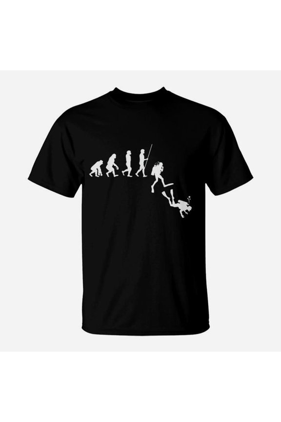 Diving Evolution Evolution Of Man Scuba Dive Ocean TShirt