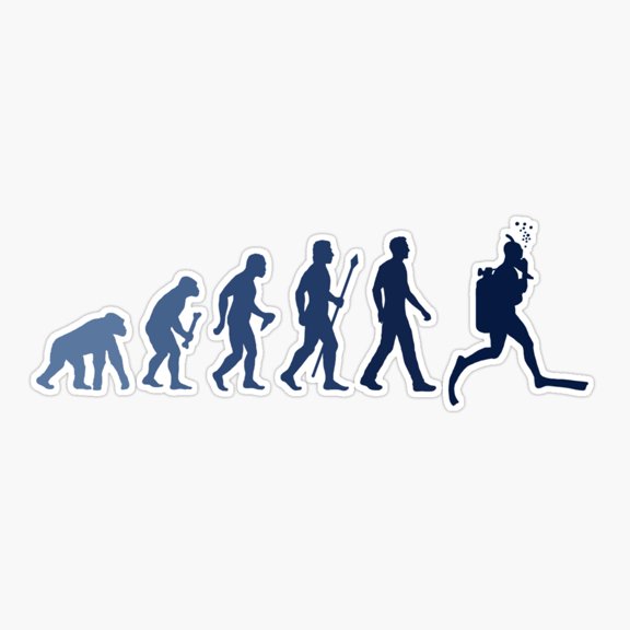 Diving Evolution Ocean Sports Sticker