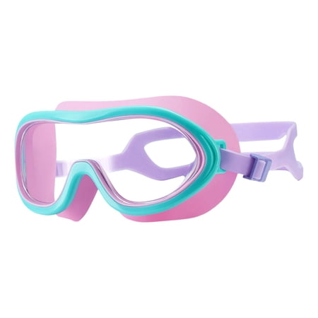 Diving Eyewear Large Frame Anti Fog Eyewear Clear View Swim Glasses for B