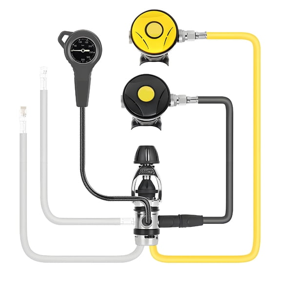 Diving First Stage Regulator Feature Accurate Residual Pressure Monitor