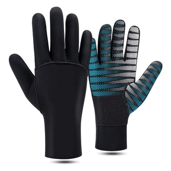 Diving Gloves 3mm Flexible Thermal Snorkeling Diving Spearfishing Cycling Gloves Men Women Winter ,Easy to Wear