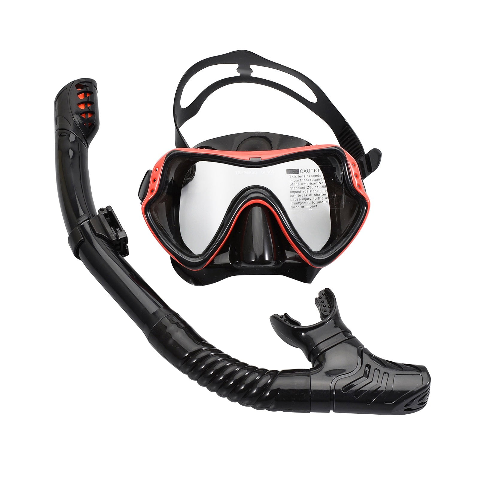Diving Goggles Snorkeling Two Breathing Tube Suit Men's And Women's