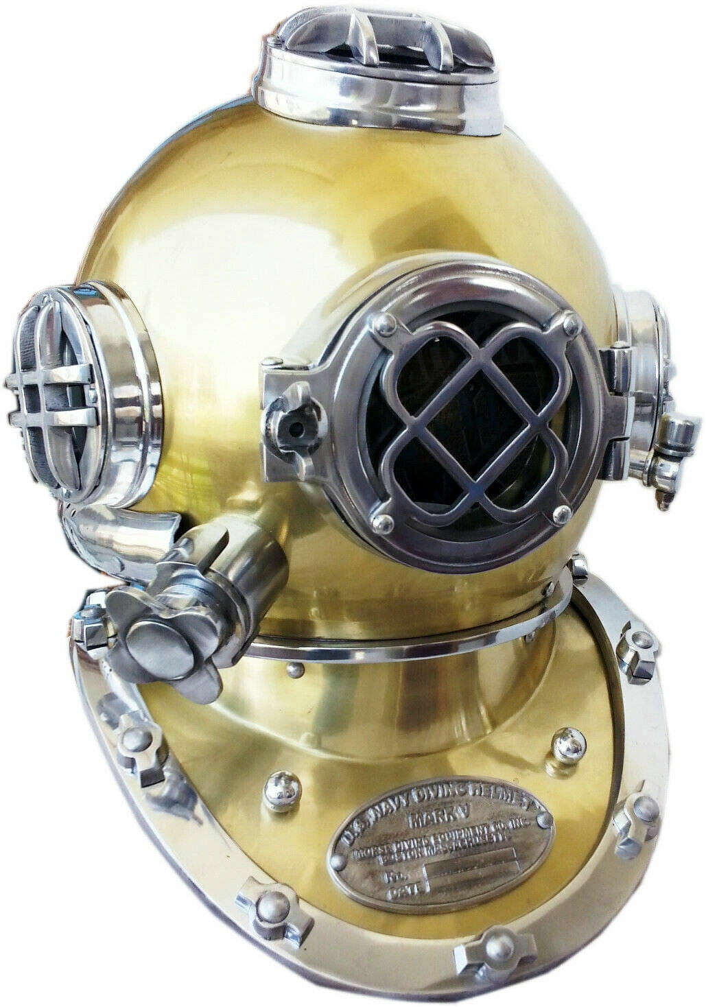 Diving Helmet Antique Vintage Divers Solid Steel US Navy Mark V 18 ...