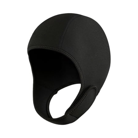 Diving Hood 2mm Neoprene Diving Wetsuit Hood Swim Hat for Men Women Kayaking Black