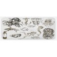 thumbnail image 1 of Diving Kitchen Mat, Life of Aquaticmed Marine Mermaid Snorkeling Octopus Sketchy Design, Plush Decorative Kitchen Mat with Non Slip Backing, 47" X 19", Olive Green White, by Ambesonne, 1 of 1