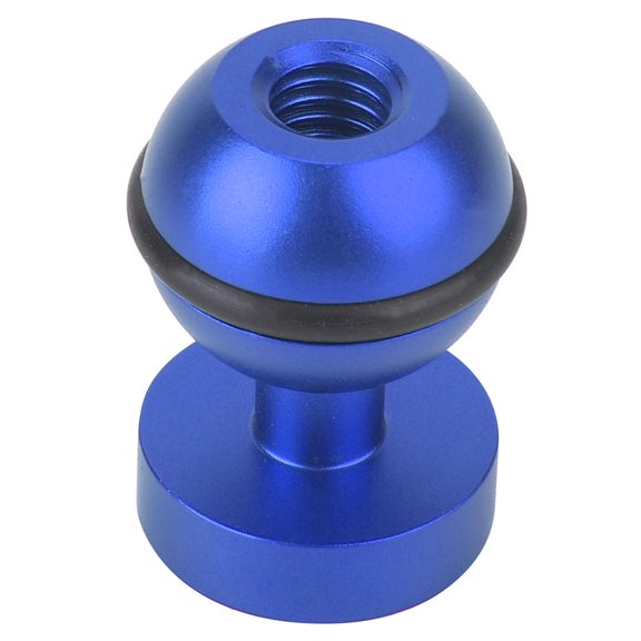 Diving Light Bracket Action Camera Ball Head Base Hot Shoe Mount 1/4 Screw Hole(blue)