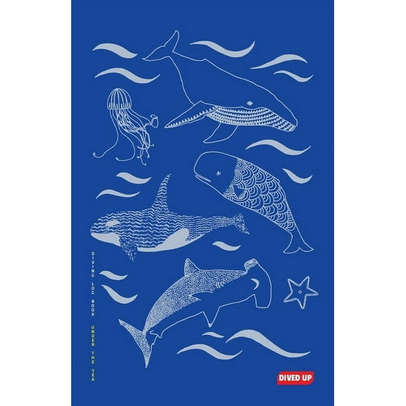 Diving Log Book: Under the Sea, (Paperback)