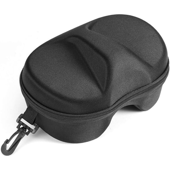 Diving Mask Case Portable Swimming Scuba Glasses Storage Box Protective Container Case (Black)