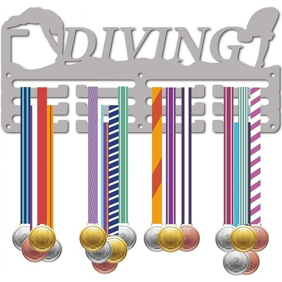 Diving Medal Holder Display Medal Hangers Rack Sports Metal Hanging Awards Iron Small Mount Decor Awards