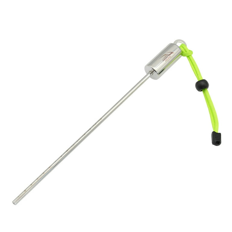 Diving Pointer Underwater Stainless Steel Tickle Stick with Lanyard for Diving, Men's, Size: 31.5, Green
