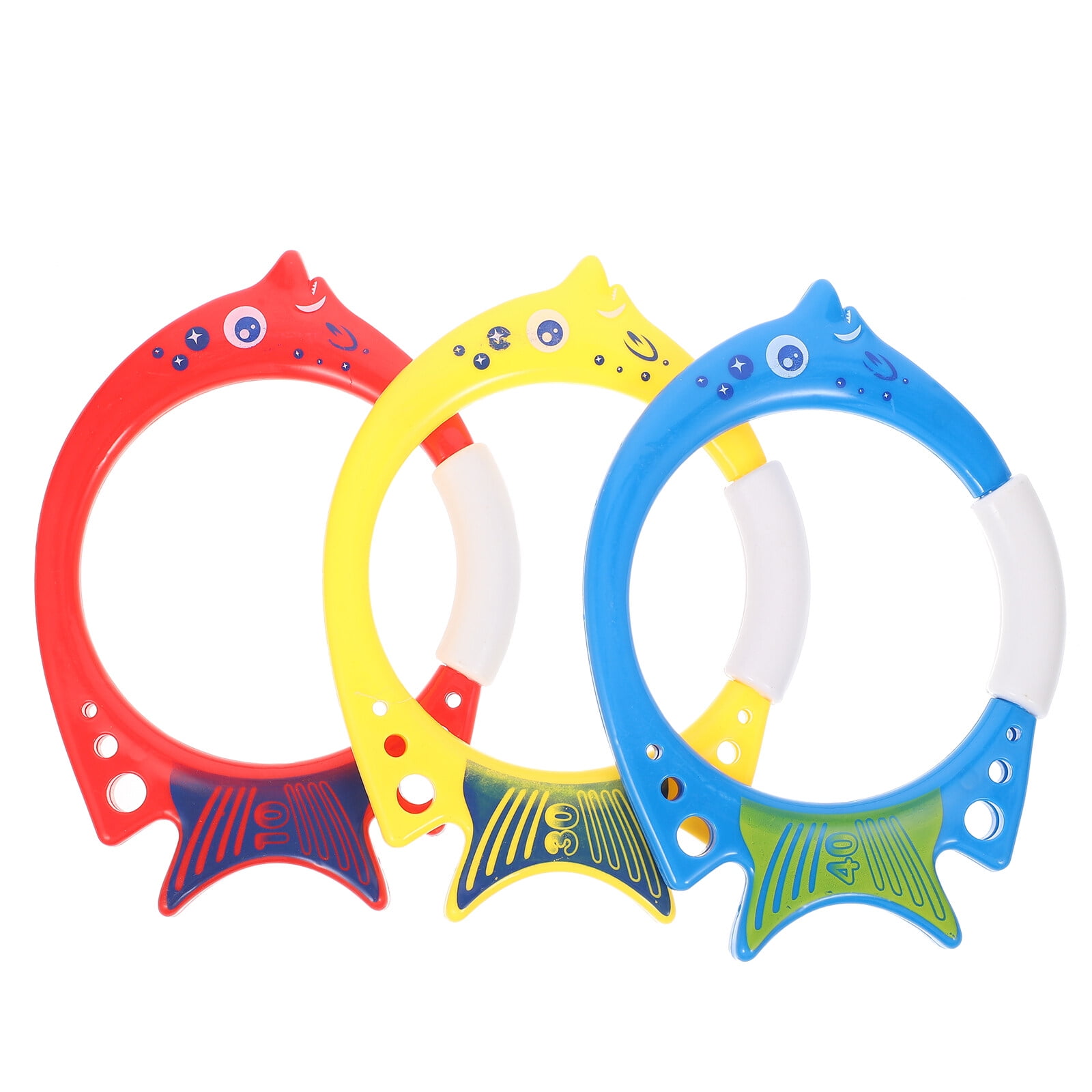 Diving Pool Rings Ring Fish Kids Toys Dive Swimming Shape Underwater