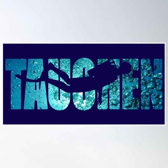 Diving Poster Wall Art, Modern Wall Decor, 8x12 UNFRAMED