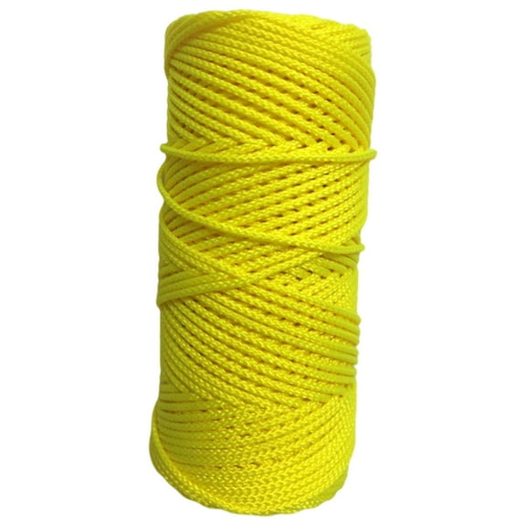 Diving Reel Line, Diving Finger Spool Rope, Solid Braided Polyester Cable for Sailing, Anchor, Trailer, Mooring Lines - 83m