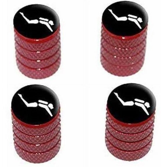 Diving Scuba Tire Rim Wheel Aluminum Valve Stem Caps, Multiple Colors