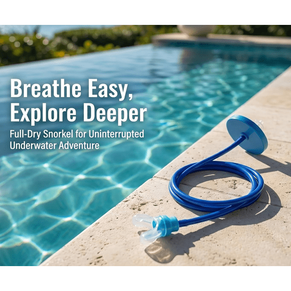 Diving Snorkel Breathing Tube, Underwater Breathing Device Adult Men and Women Diving Swimming Camping Stream Diving Experience Equipment Swimming Breathing Tube