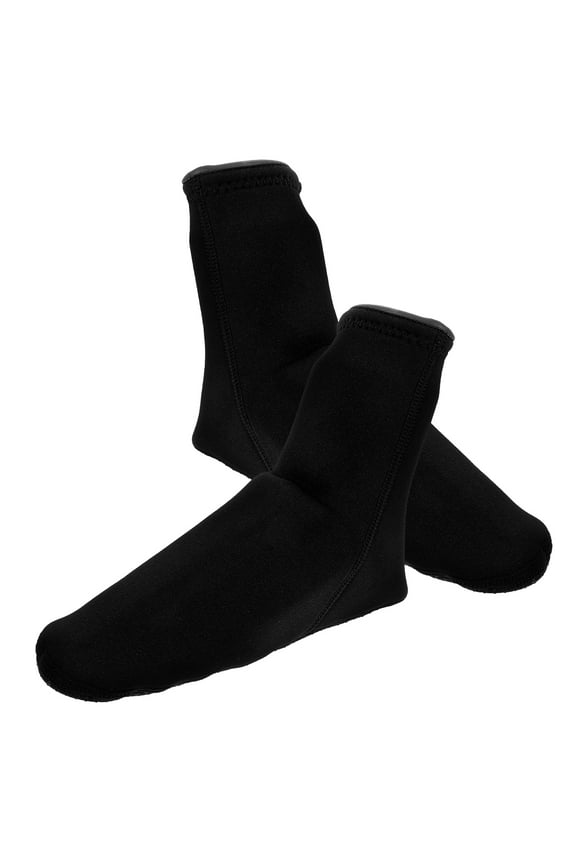 TABLZONE Waterproof Diving Socks Anti Skid Black Neoprene Warmth Protection for Men Women