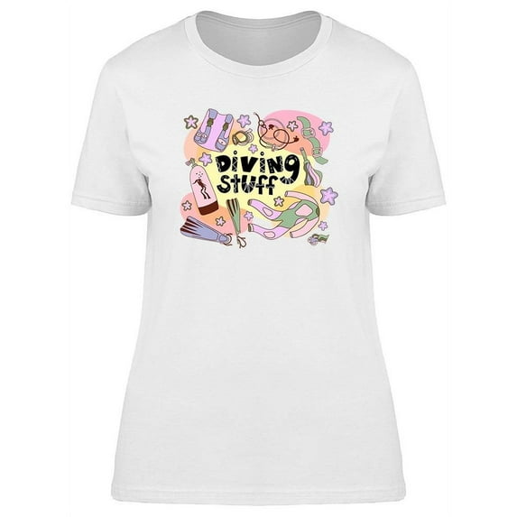 Diving Stuff T-Shirt Women -Image by Shutterstock, Female Medium