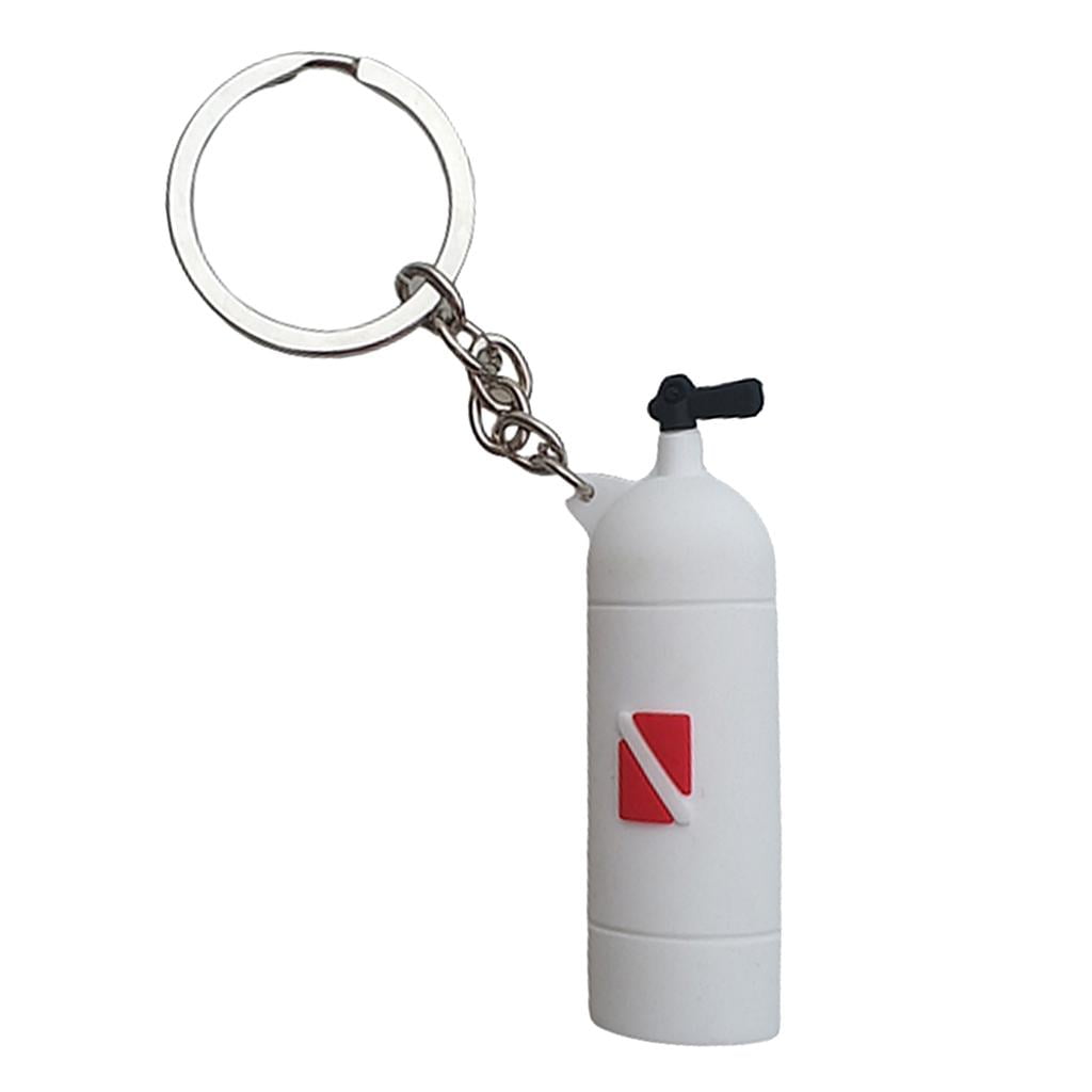 Diving Tank Key Chain Dive Keychain Keyring Diver Fans Charm Pendant ...
