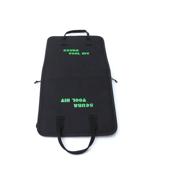 Diving Tool Bag for Scuba Regulator, 1050D Nylon and HDPE Board Storage Case with Double Zipper, Multiple Fixing Belts and PP Strap,