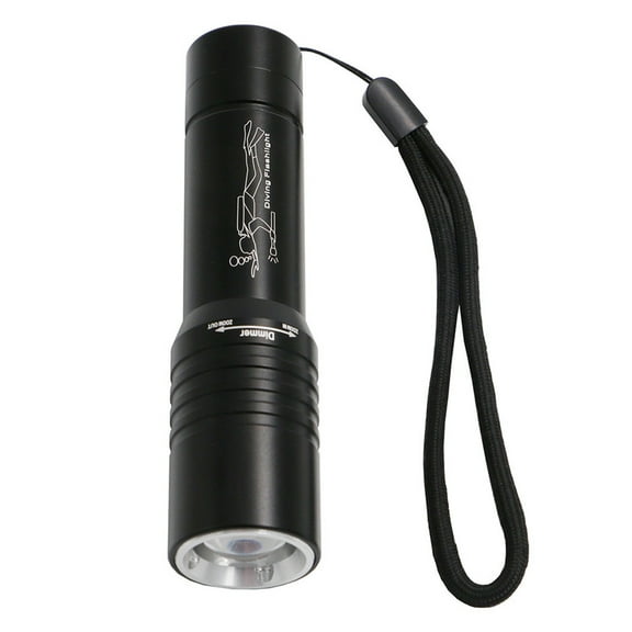 Diving Underwater 60M Lamp LED Torch Flashlight Light