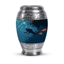 Diving Urns For Human Ashes, Cremation Decorative Urns For Adult Ashes, Cremation Urns For Men & Women, Burial Urns For Adult Human Ashes 10 Inch, Funeral Urns For Adult Ashes Women