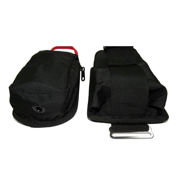 Diving Weight Belt Pocket with Buckle Diving Trim Counter Weight Pocket Pouches