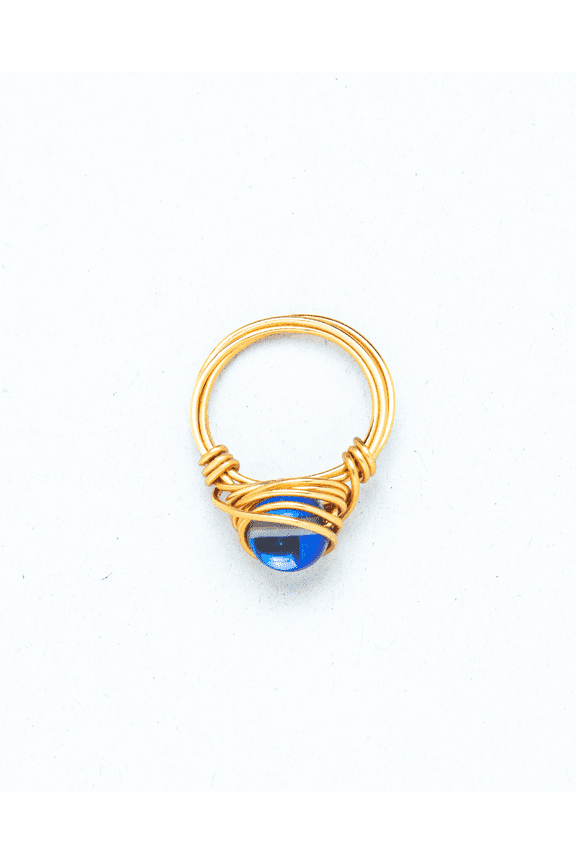 Divinita Entorchado Ring in Aura Quartz