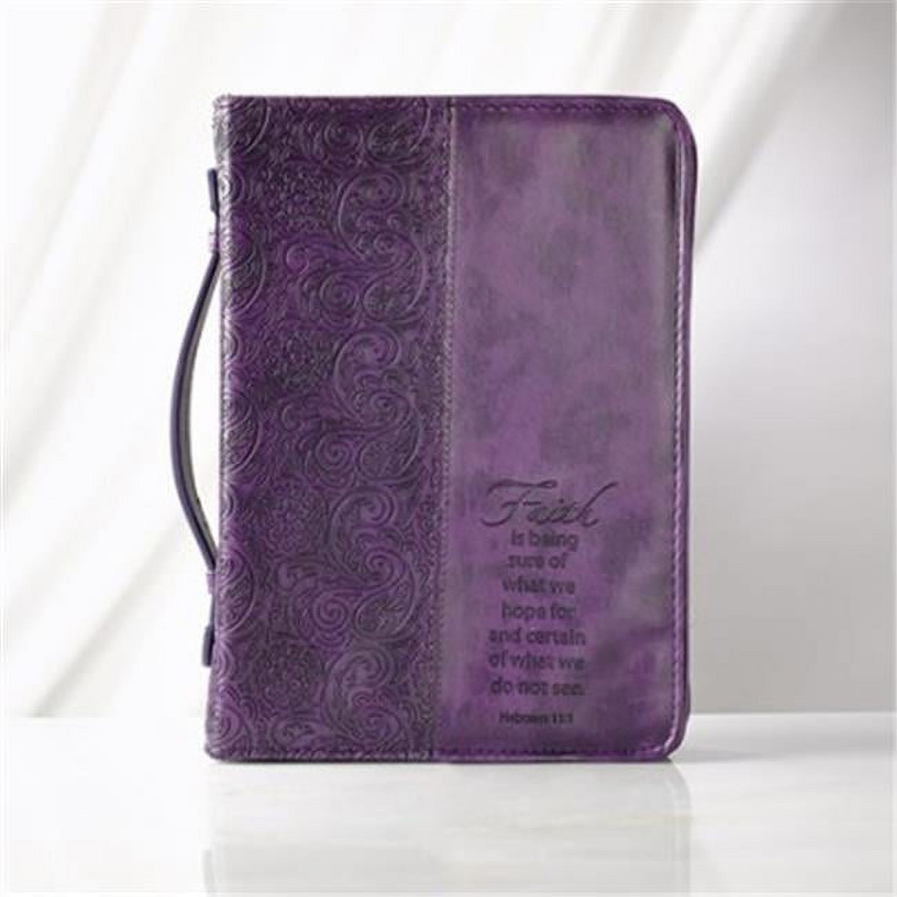 Divinity Boutique 142020 Faith 2018 Divine Details Bible Cover, Purple - Extra Large