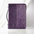 thumbnail image 1 of Divinity Boutique 142020 Faith 2018 Divine Details Bible Cover, Purple - Extra Large, 1 of 9